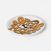 Hocus Pocus Halloween Papieren Bordje (Gekanteld)