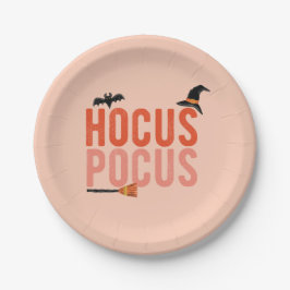 Hocus Pocus Halloween Papieren Bordje