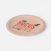 Hocus Pocus Halloween Papieren Bordje (Gekanteld)