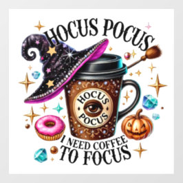 Hocus Pocus Halloween Raamsticker