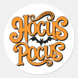 Hocus Pocus Halloween Ronde Sticker