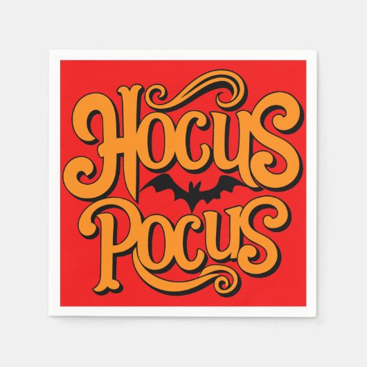 Hocus Pocus Halloween Servet (Voorkant)