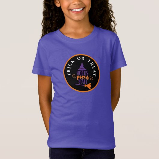Hocus Pocus Halloween Trick or treat T-shirt (Voorkant)