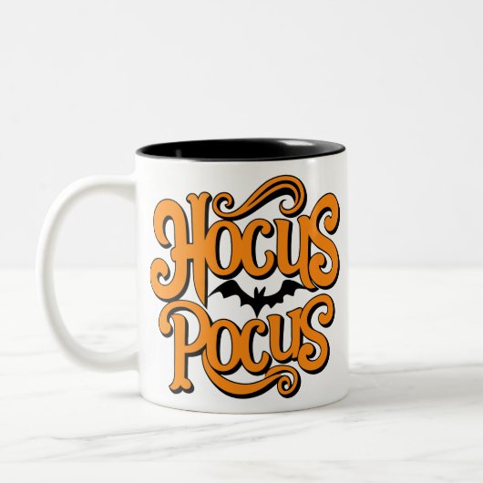 Hocus Pocus Halloween Tweekleurige Koffiemok (Links)