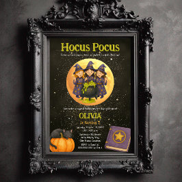 Hocus Pocus Halloween verjaardagsfeestje Kaart