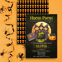 Hocus Pocus Halloween Verjaardagsfeestje Kaart