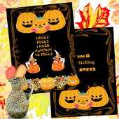 Hocus Pocus Halloween Witch Gold Lijst Spooky Dark Kaart