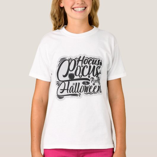 Hocus Pocus Halloweenfeest T-shirt (Voorkant)