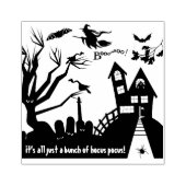 Hocus pocus! Haunted House - Rubber Stamp Rubberstempel (Afrduk)