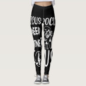 hocus pocus heb wijn nodig om te focussen leggings (Voorkant)