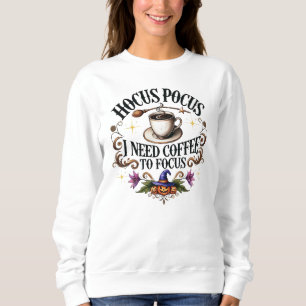 Hocus Pocus heeft koffie nodig om te focussen Trui