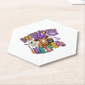 Hocus Pocus Heifer Halloween Koe Kartonnen Onderzetters (Schuin)