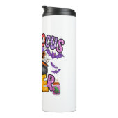 Hocus Pocus Heifer Halloween Koe Thermosbeker (Geroteerd rechts)