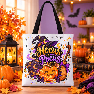 Hocus Pocus Heks Halloween Boodschappentas Tote Bag