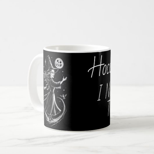 Hocus pocus heks Halloween Koffiemok (Voorkant links)