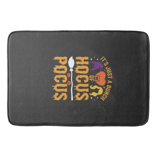 Hocus Pocus Heks Halloween Vectorontwerp Badmat (Voorkant)