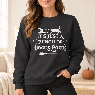 Hocus Pocus Heks Kat Donkergrijs Dames Halloween Trui