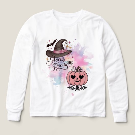 Hocus Pocus Heksenhoed en Roze Pompoen (Voorkant)