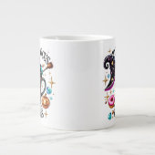 "Hocus Pocus I Need Coffee" Funny Witchy Grote Koffiekop (Voorkant)