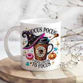 "Hocus Pocus I Need Coffee" Funny Witchy  Grote Koffiekop