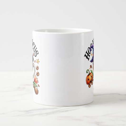 "Hocus Pocus I Need Coffee to Focus" Grote Koffiekop (Voorkant)