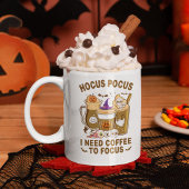 Hocus Pocus I need Coffee To Focus Halloween Koffiemok