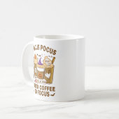 Hocus Pocus I need Coffee To Focus Halloween Koffiemok (Voorkant links)