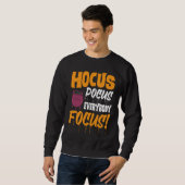 Hocus Pocus Iedereen Focus Halloween Trui (Voorkant volledig)