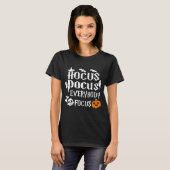 Hocus Pocus Iedereen Focus Heks T-Shirt , Hocus (Voorkant volledig)