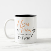 Hocus Pocus Ik heb Coffe nodig om Mok te focussen (Links)