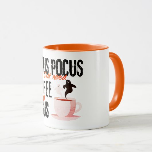 Hocus Pocus Ik heb gewoon koffie nodig om Hallowee Mok (Voorkant rechts)