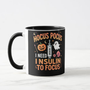 Hocus Pocus Ik heb insuline nodig om diabetes te f Mok