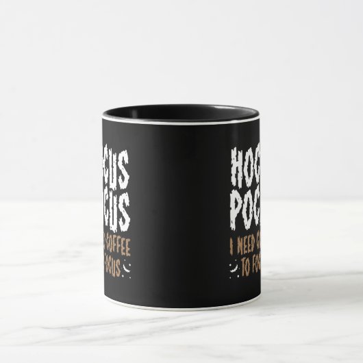 Hocus Pocus ik heb koffie nodig om Funny Halloween Mok (Midden)