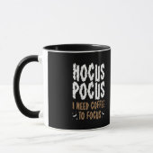 Hocus Pocus ik heb koffie nodig om Funny Halloween Mok (Links)