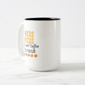 Hocus Pocus Ik heb koffie nodig om Halloween 2-foc Tweekleurige Koffiemok (Voorkant links)