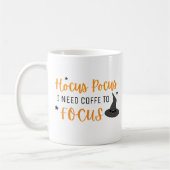 Hocus Pocus ik heb koffie nodig om Halloween te fo Koffiemok (Links)