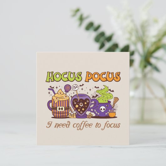 Hocus Pocus - Ik heb koffie nodig om me te concent (Staand voorkant)