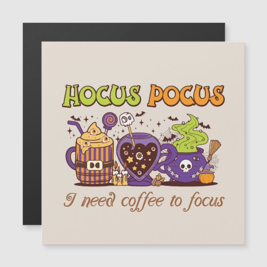 Hocus Pocus - Ik heb koffie nodig om me te concent (Voorkant / Achterkant)