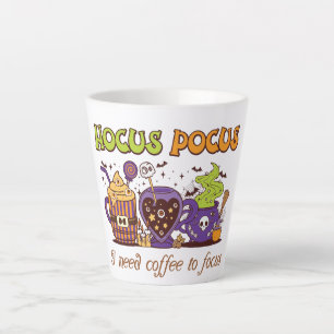 Hocus Pocus - Ik heb koffie nodig om me te concent Latte Mok