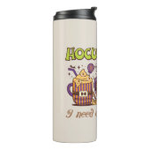 Hocus Pocus - Ik heb koffie nodig om me te concent Thermosbeker (Gedraaid links)