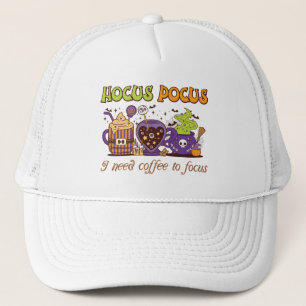 Hocus Pocus - Ik heb koffie nodig om me te concent Trucker Pet