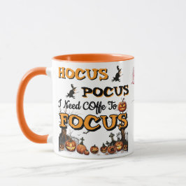 Hocus Pocus Ik heb koffie nodig om me te concentre Mok