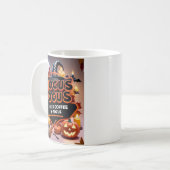 Hocus Pocus Ik heb koffie nodig om te focussen Koffiemok (Voorkant links)