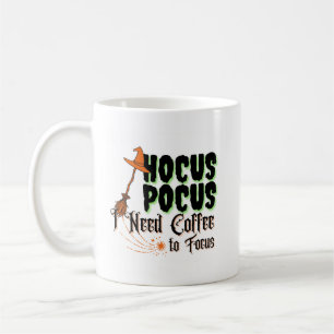 Hocus Pocus, ik heb koffie nodig om te focussen Koffiemok