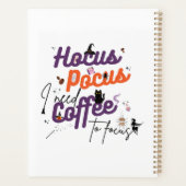 Hocus Pocus Ik heb koffie nodig om te focussen Planner (Achterkant)