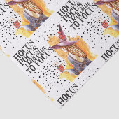 Hocus Pocus ik heb koffie nodig om te focussen Tissuepapier (Detail)