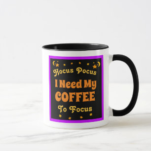 Hocus Pocus ik heb mijn koffie nodig om me te conc Mok