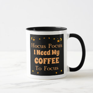 Hocus Pocus Ik heb m'n koffie nodig om Focus te zi Mok