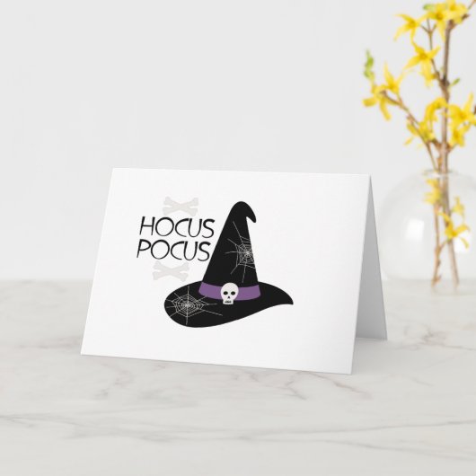 Hocus Pocus Kaart (Gele Bloem)