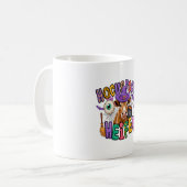 Hocus Pocus Kalf Halloween Koe Koffiemok (Voorkant links)